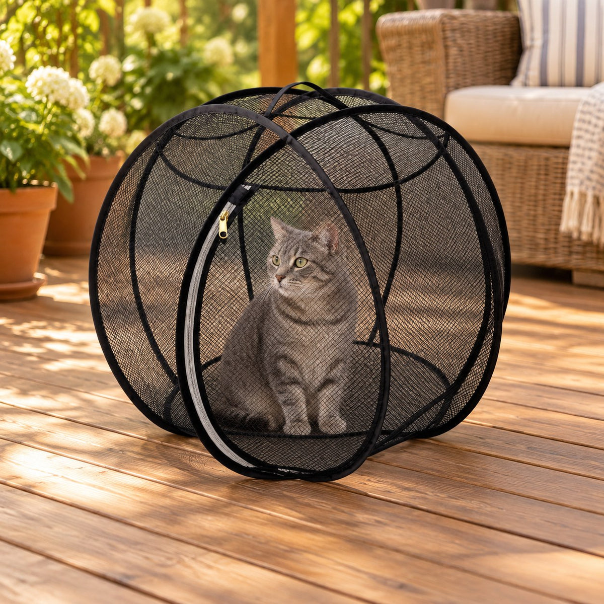 MeowPen - Pop-Up Mesh Cat Playpen